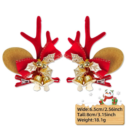 Christmas Cartoon Style Cute Antlers Party Festival Hairpin
