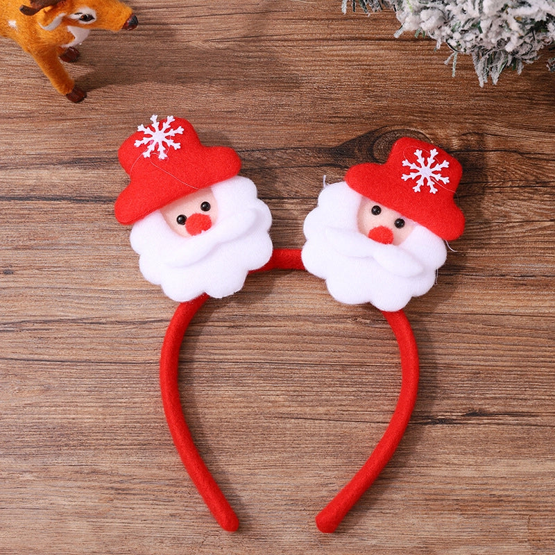 Christmas Cartoon Style Cute Snowman Elk Party Festival Headband