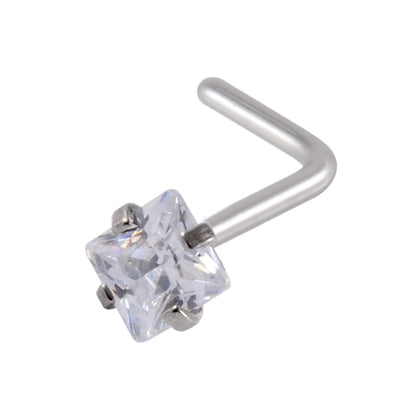 6 Pieces Nose Rings & Studs Casual Tropical Star 304 Stainless Steel Plating Zircon 18K Gold Plated Nose Rings & Studs