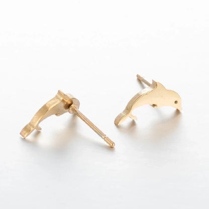 1 Pair Halloween Fashion Rabbit Bat Plating 304 Stainless Steel 18K Gold Plated Ear Studs