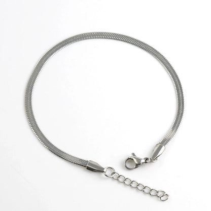 Hip-Hop Geometric 304 Stainless Steel 18K Gold Plated Bracelets In Bulk