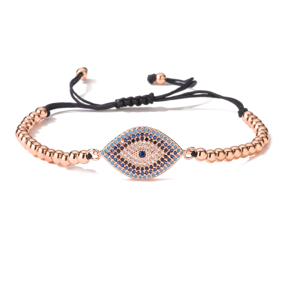 Women Eye Geometric Copper Bracelets