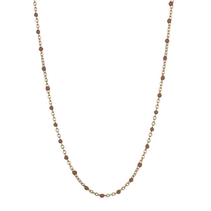 Minimalist Printing Stainless Steel Alloy Plating Gold Plated Necklace