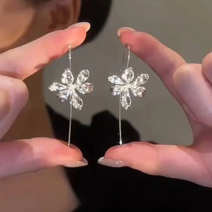 1 Pair Casual Minimalist Round Heart Shape Plating Inlay Copper Zircon Earrings