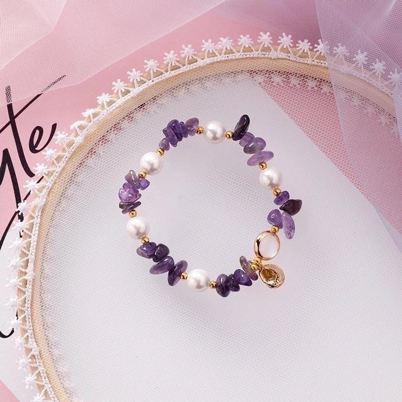 Geometric Natural Stone No Inlaid Bracelets In Bulk