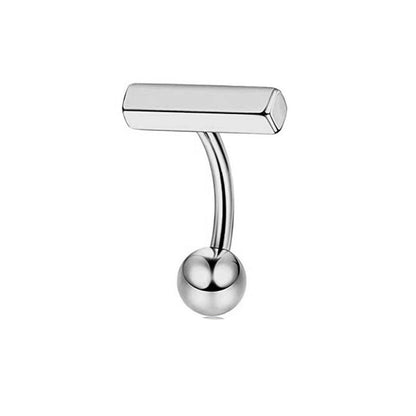 1 Piece Belly Rings Minimalist Classic Style Solid Color 304 Stainless Steel Plating Belly Rings