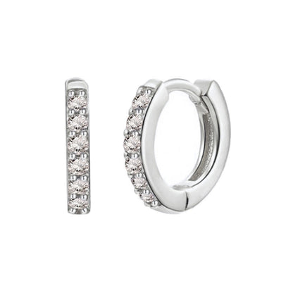 Fashion Geometric Copper Artificial Gemstones Earrings