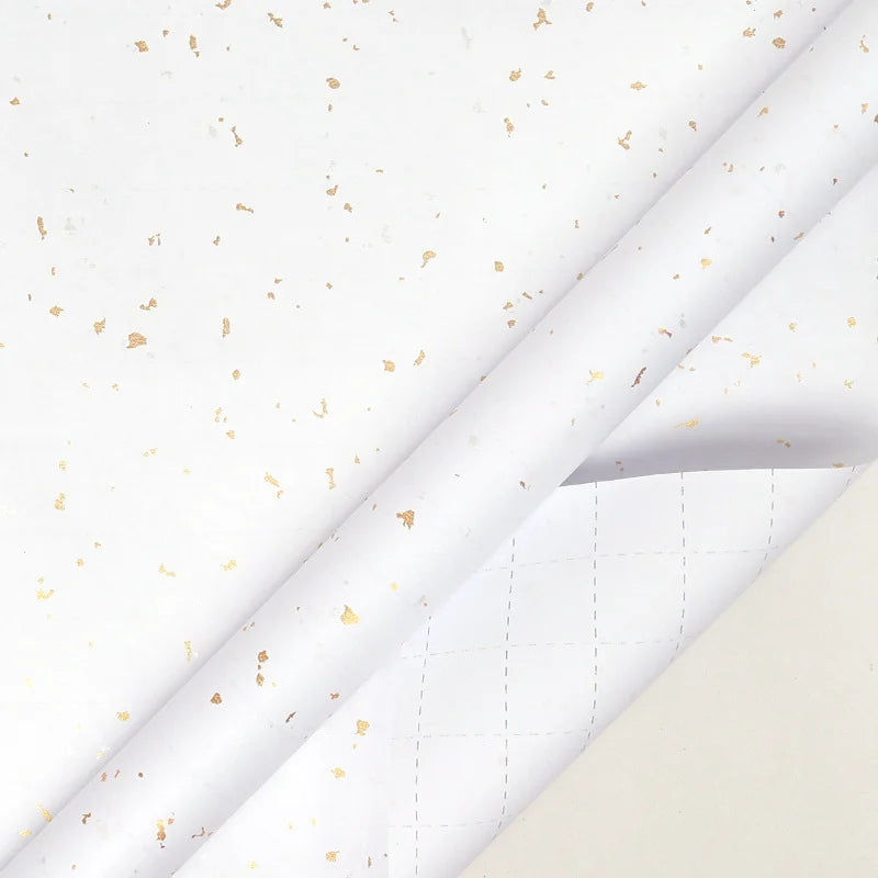 Gold Foil Silver Powder Gift Wrapping Paper Valentine's Day Gift Paper Large Size Roll Paper Christmas Gift Box Paper
