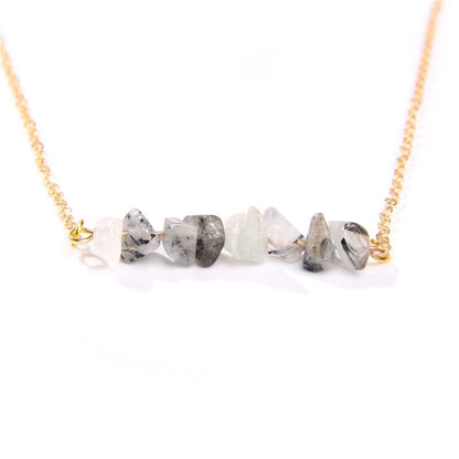 Vacation Irregular Alloy Natural Stone Necklace 1 Piece