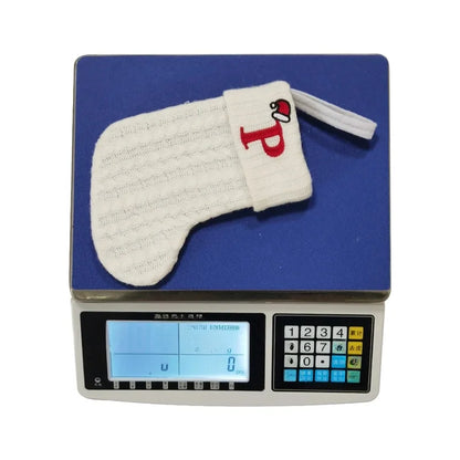 Cross-border Letter Christmas Stockings Santa Claus New Christmas Gift Wool Knitted Candy Bag Christmas Tree Pendant