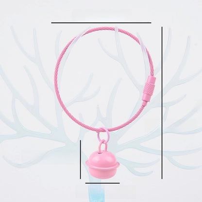 Cute Solid Color Bell Metal Unisex Bag Pendant Keychain 1 Piece