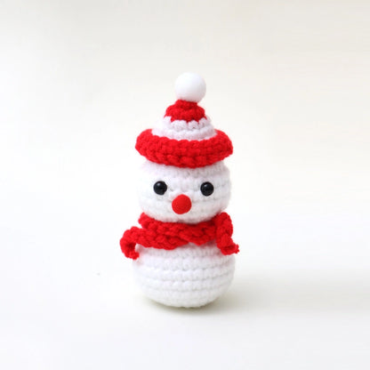 Cute Christmas Tree Santa Claus Snowman Yarn Party Ornaments Decorations Table Decoration