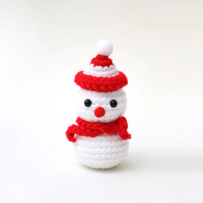 Cute Christmas Tree Santa Claus Snowman Yarn Party Ornaments Decorations Table Decoration