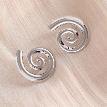 1 Pair Minimalist Commute Geometric 304 Stainless Steel 18K Gold Plated Gold Plated Ear Studs