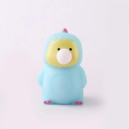 Christmas Explosions Squeeze Puff Bubble Decompression Toy Cartoon Pinch Rebound Doll Decompression Vent Vinyl Toy