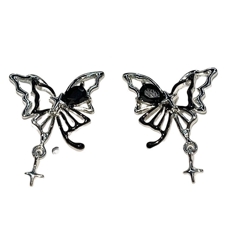 1 Pair IG Style Minimalist Heart Shape Flower Bow Knot Inlay Alloy Artificial Pearls Rhinestones Drop Earrings Earrings Ear Studs