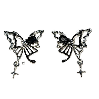 1 Pair IG Style Minimalist Heart Shape Flower Bow Knot Inlay Alloy Artificial Pearls Rhinestones Drop Earrings Earrings Ear Studs