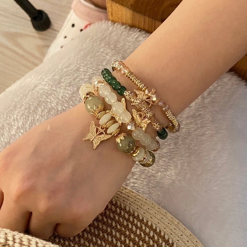 Bohemian Classic Style Butterfly 304 Stainless Steel Bracelets In Bulk