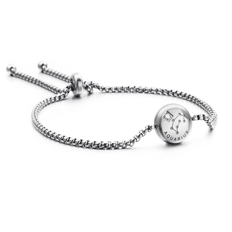 Constellation Titanium Steel 18K Gold Plated Bracelets In Bulk