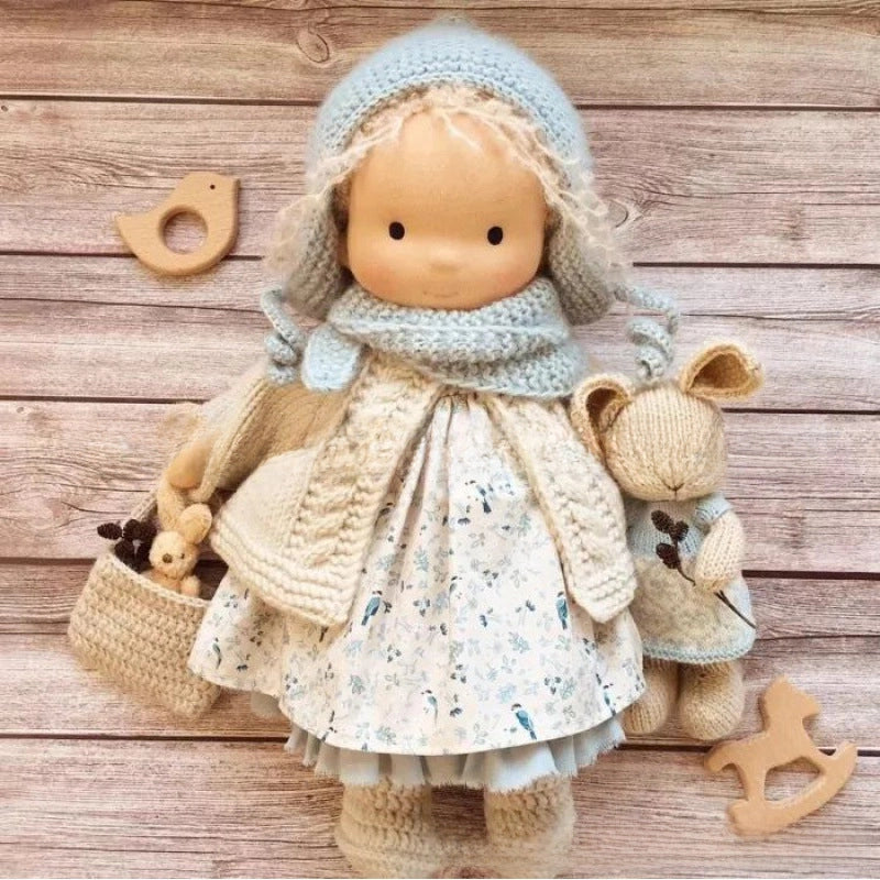 Waldorf Doll Vinyl Doll Artist Handmade Mini Christmas Thumb Waldorfdoll Fool