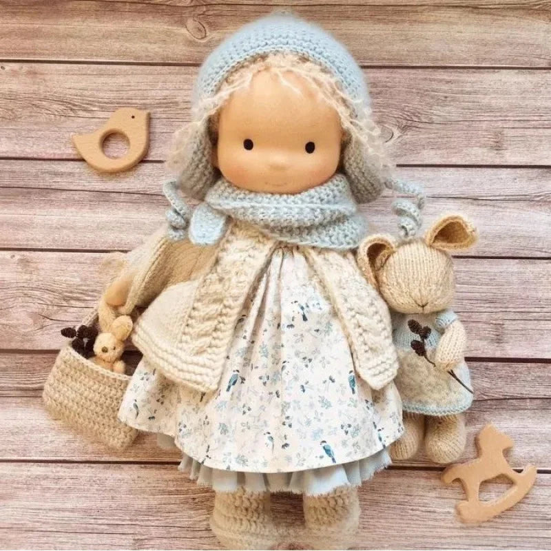 Waldorf Doll Vinyl Doll Artist Handmade Mini Christmas Thumb Waldorfdoll Fool