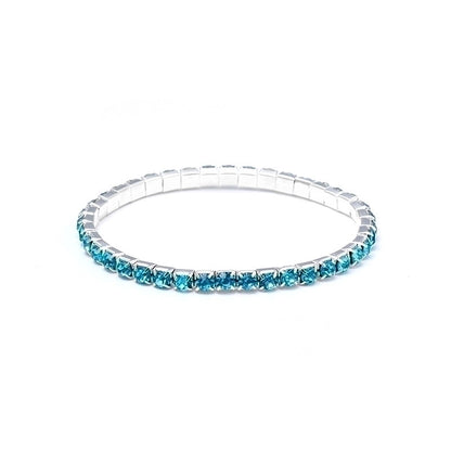 Minimalist Geometric Crystal Rhinestone Gem Bracelets