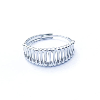 Minimalist Heart Shape Titanium Steel Open Rings