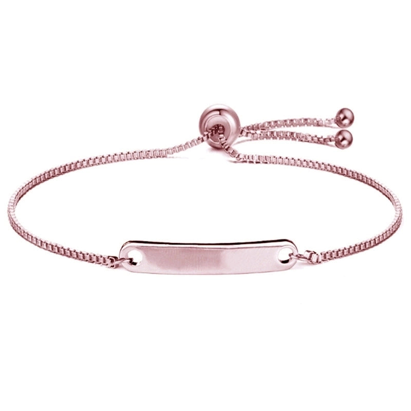 Minimalist Rectangle Titanium Steel Bracelets In Bulk