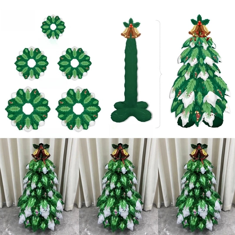 Christmas Casual Christmas Tree Santa Claus Snowman Aluminum Film Party Balloon Balloons