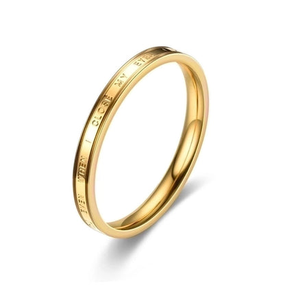 Minimalist Geometric Titanium Steel Plating Inlay Rhinestones Rings