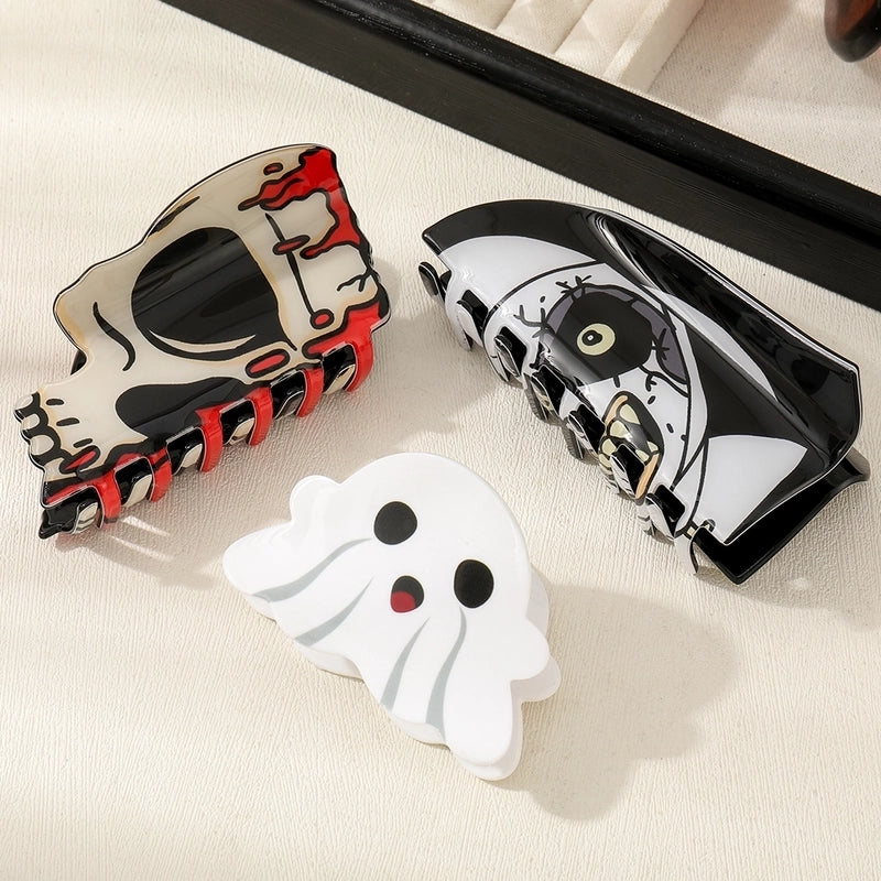 Halloween Funny Women's Color Block Arylic Hair Claws