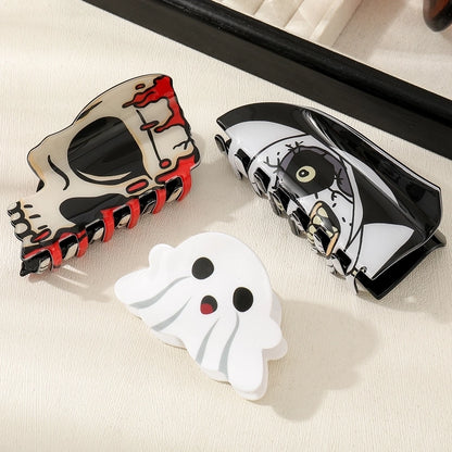 Halloween Funny Women's Color Block Arylic Hair Claws