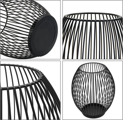 Christmas Retro Minimalist Solid Color Iron Candlestick