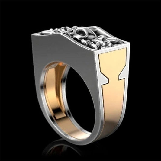 Fashion Skull Alloy Plating Halloween Unisex Rings