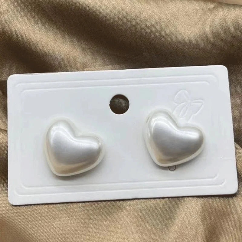 2 Pieces Minimalist Commute Geometric Inlay Copper Zircon Drop Earrings