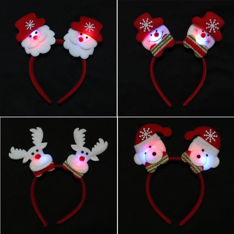 Christmas Cartoon Style Cute Snowman Elk Party Festival Headband