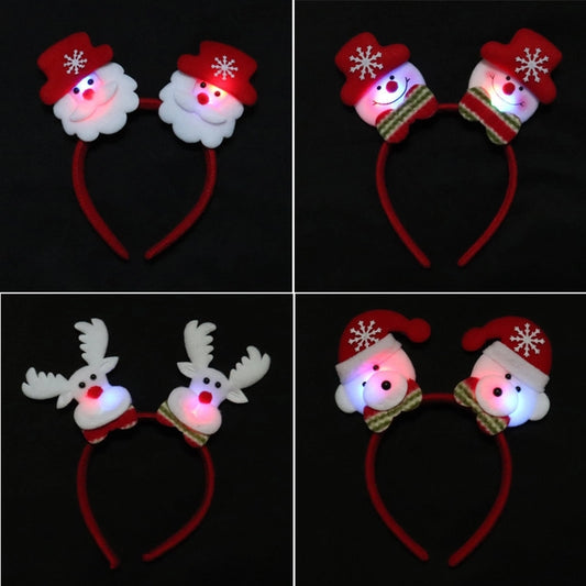 Christmas Cartoon Style Cute Snowman Elk Party Festival Headband