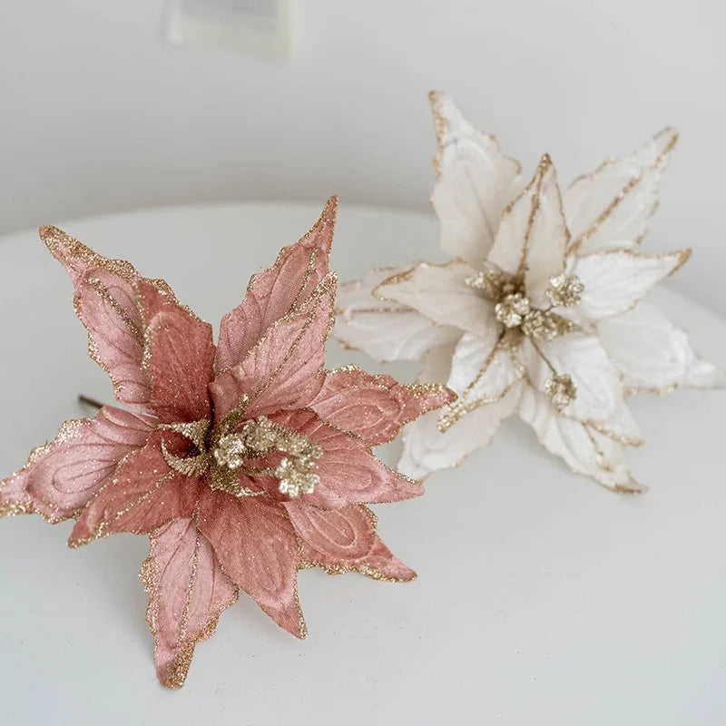 Christmas Minimalist Classic Style Flower Holiday Festival Christmas Tree Decoration