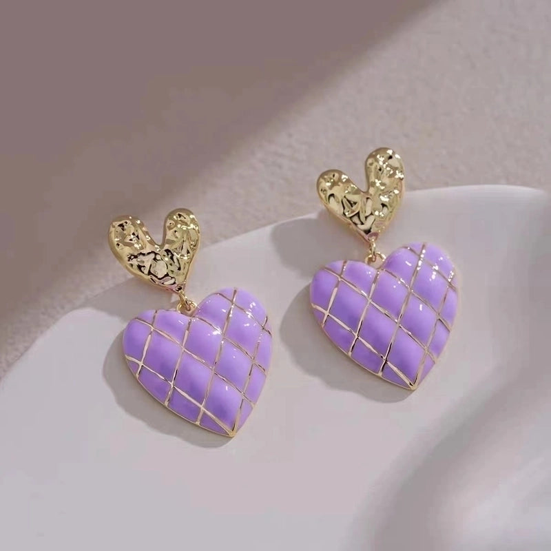 1 Pair Fashion Flower Butterfly Bow Knot Inlay Alloy Artificial Pearls Rhinestones Shell Earrings