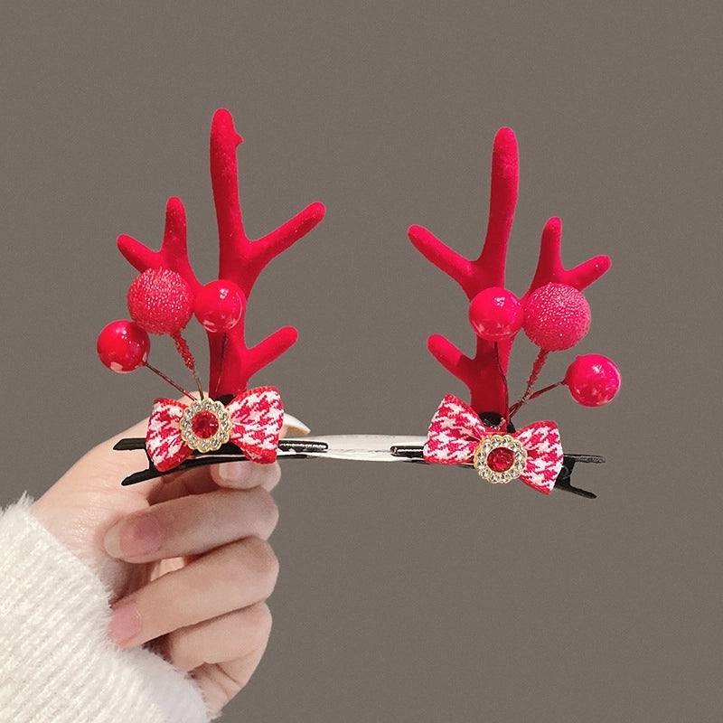 Christmas Fashion Antlers Plastic Festival