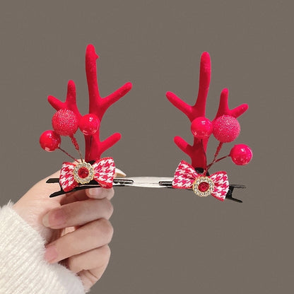 Christmas Fashion Antlers Plastic Festival