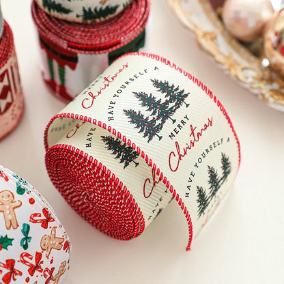 Christmas Cartoon Style Cute Gingerbread Letter Holiday Banquet Colored Ribbons Party Accessories