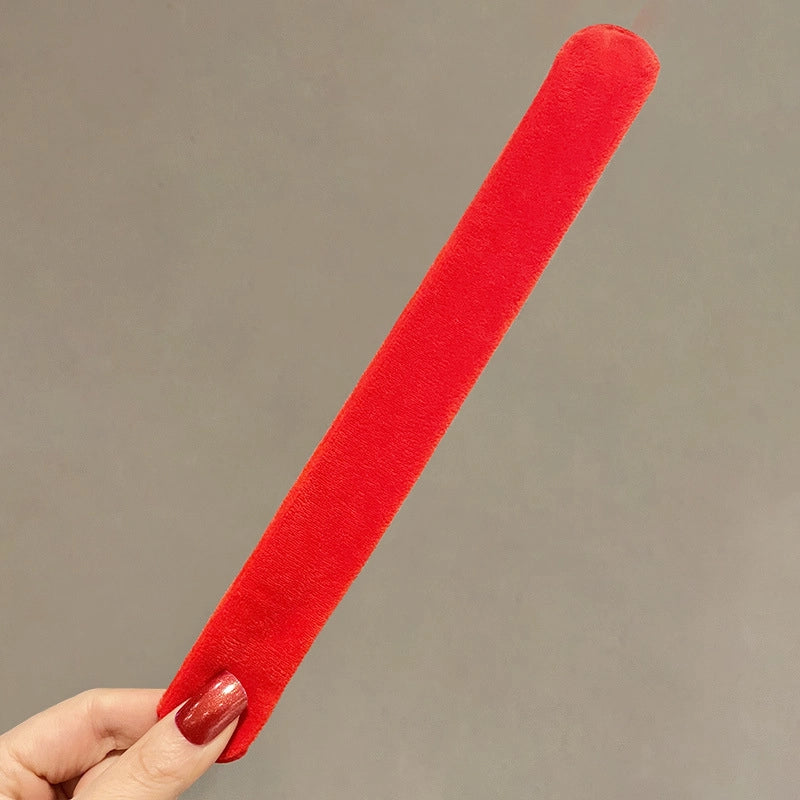 Christmas Cute Santa Claus Elk Alloy Fleece Cloth Tape Holiday Family Gathering Party Party Accessories