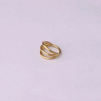 316 Stainless Steel Fashion Plating Geometric Earrings