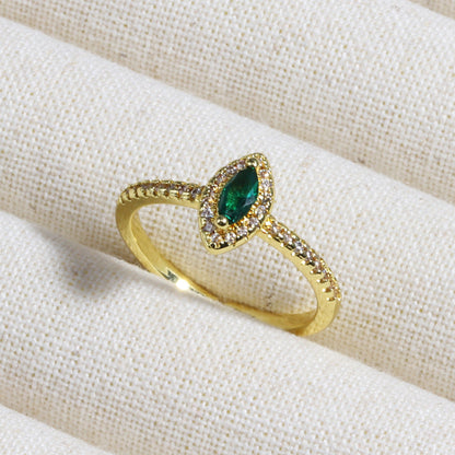 Moderate Luxury Irregular Copper Diamond Inlay Stud Earrings