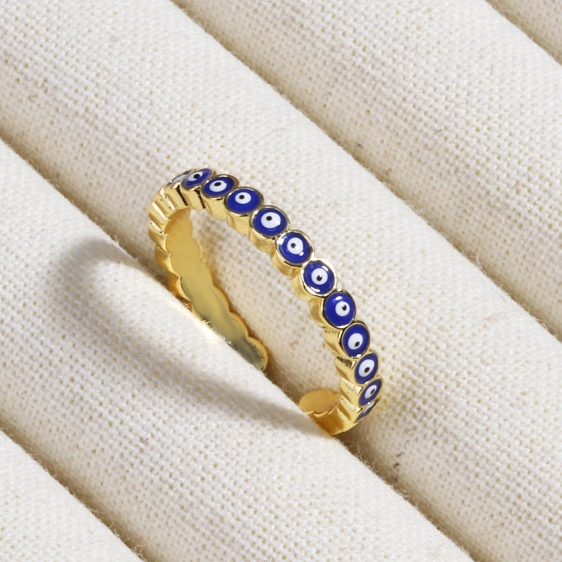 Copper Devil's Eye Rings