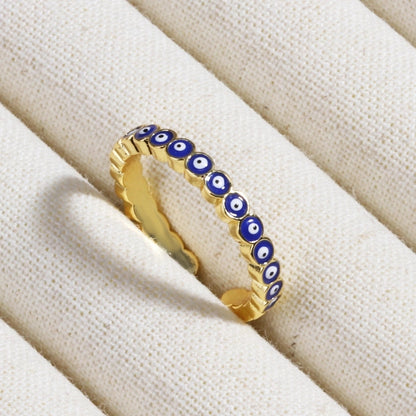 Copper Devil's Eye Rings