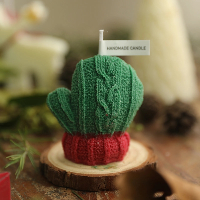 Christmas Fashion Color Block Soybean Mixed Wax Daily Decorative Props 1 Piece