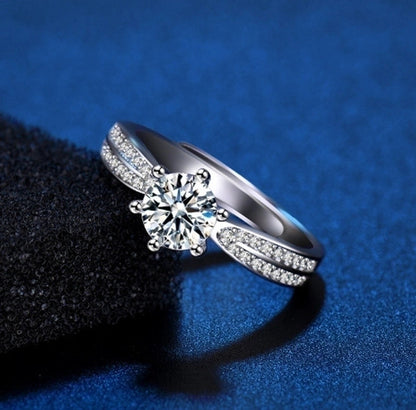 Minimalist Geometric Copper Plating Inlay Artificial Gemstones Rings