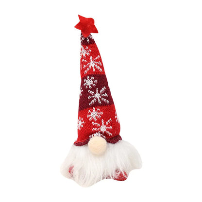Christmas Glowing Doll Small Knitted Hat Faceless Doll With Light Gnome Decoration Ornament